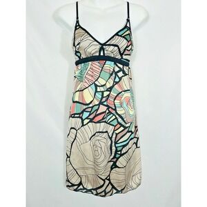 Vintage Satin Babydoll Slip Dress Size M Y2K Empire Preppy Pastel Indie Sleaze